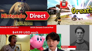 JoeDan54 Bonus Reacts! #32 - Nintendo Direct - 9.23.2021