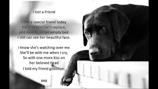 In memory of my dearest friend !