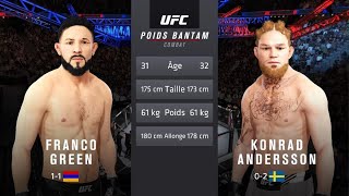 UFC 4 | Franco Green vs Konrad Andersson | Bantamweight | BL studio 39