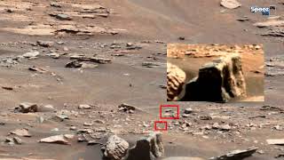 Sofa Like Questionable Structure Spotted by Mars Rover Curiosity - Perseverance Live Images