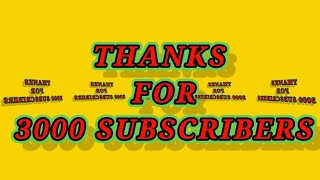 #Thanks #3000 #subscribers mission prerana vlogs
