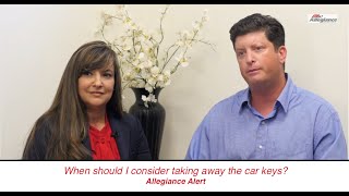 When should I consider taking away the car keys?