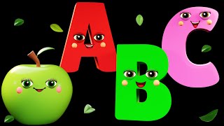 ABC Song - A to Z Alphabet Song with Fruits 🍋🍏🍇 Sensory Video for Kids