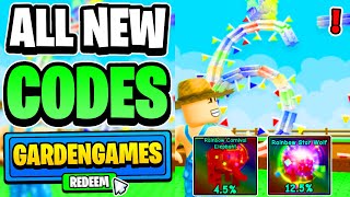 *NEW* ALL WORKING GARDEN GAMES UPDATE CODES FOR GROW A GARDEN! Roblox Grow a Garden Codes
