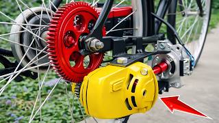 I HAD A CRAZY IDEA! ATTACH AN ANGLE GRINDER TO A BICYCLE