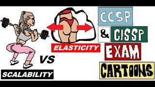 CISSP CCSP Cloud Cyber Security: Scalability v Elasticity #ccsp #cissp #cloudsecurity