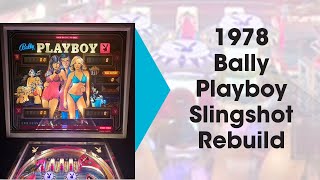 1978 Bally Playboy Slingshot Rebuild Pinball Repair #bally #playboy #mechanical