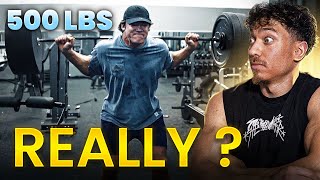 Pro Powerlifter Reacts: Sam Sulek Squats 500lbs for REPS ?!