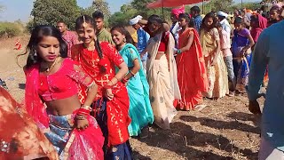 थारी 👩‍💼पतली कमरिया 🥀जबरी.जोला मारे.🔥 singer vk bhuriya✨rahul bhuriya.new.timli2023. adivasi dance .