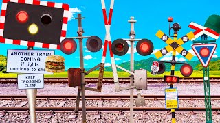 Railroad Crossings That Constantly Switch Between New and Old (Σιδηροδρομική διάβαση)