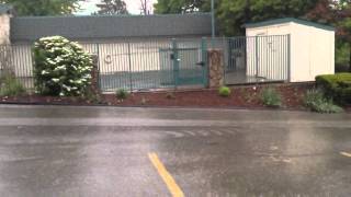 The rain has calmed a bit....