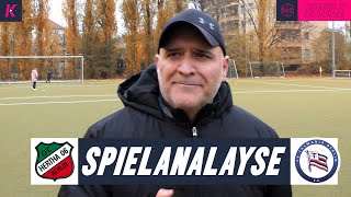 Die Spielanalyse | CFC Hertha 06 - SV Tasmania Berlin (Berliner Landespokal, Achtelfinale)