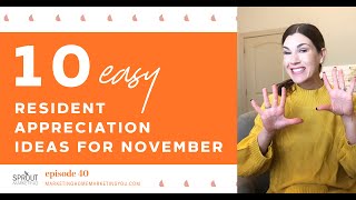 Easy Apartment Resident Appreciation Ideas For November