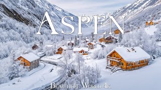 Aspen 4K | Winter Charm of Colorado, Fairytale Villages & Stunning Winter Landscapes