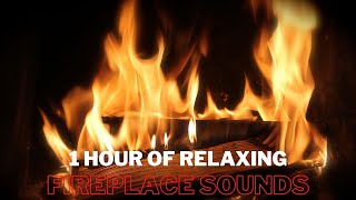 1 HOUR Of Relaxing Fireplace Sounds 🔥🔥🔥