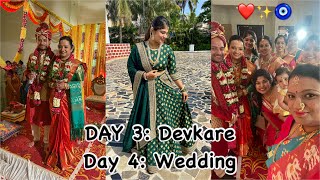 DAY 3 & 4 : DEVKARE | WEDDING | My sister is getting married ❤️✨🧿 | Goan wedding