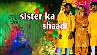 Sister ka sadi 🥰❤️❤️#sadi #haldi #bike #rider