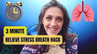 Relieve Stress with this 3 Minute Easy Breathwork Technique || Breath of Life With Brittany Smith