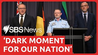 Bondi beach terror shooting: Anthony Albanese and ASIO Chief Mike Burgess speak | SBS News