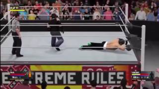 wwe 2k17 Kouvakpv vs pane vang