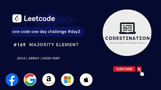 LeetCode: 169. Majority Element (Array) | JAVA | HashMap | Live Coding With Explanation