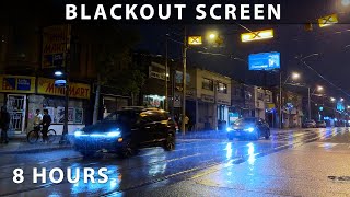 Relaxing Rain and Street Chatter to Help You Sleep - 8 Hour Sleep Sounds