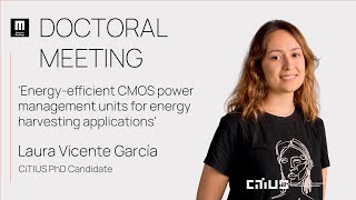 Doctoral Meeting: 'Energy-efficient CMOS power management units for energy harvesting applications'