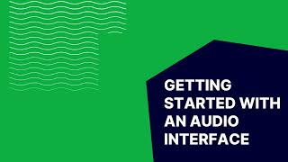 Getting started with the Glucksman Library Audio Lab audio interface