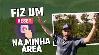 Derrubando uma área de Agrofloresta pra começar tudo denovo!