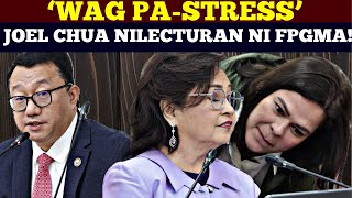 ‘WAG PA-STRESS’ VP SARA KAYA ANG SARILI! REP. JOEL CHUA NILECTURAN NI DATING PANGULONG GMA!