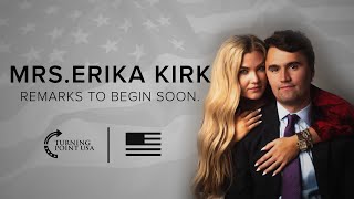 Charlie Kirk's beloved wife, Mrs. Erika Kirk addresses the Nation.