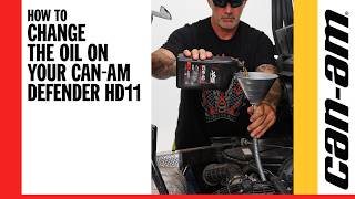 How to Change the Oil on Your Can-Am Defender HD11