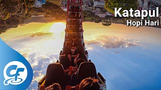 Katapul  back seat on-ride 4K POV Hopi Hari