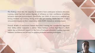 Assessing Teacher Competences and Their Impact on Inclusive Education for Children - Kaltrina