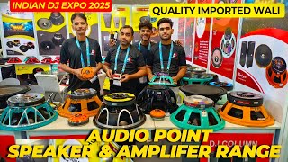 Wholesale Dj Speakers & Amplifier with Best price | Audio Point speaker Stall | Indian Dj Expo 2025