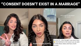 Viral TikTok Trad Wife Receives Backlash for "Controversial" Marriage Advice