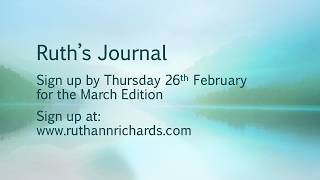 Looking for the good stuff in the world?   Find out more about Ruth's Journal out this Friday (27/2)