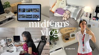 MIDTERMS WEEK 📂 Productive, Run Errands, Cook, Uni Week, Quizzes, Etc