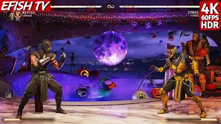 Reptile & Stryker vs Cyrax & Cyrax (Hardest AI) - Mortal Kombat 1