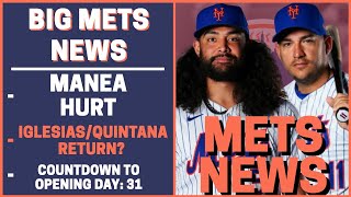 Mets Injury Update- Manaea Sidelined- Madrigal OUT-  Should Mets Seek Reunion with Jose Iglesias?