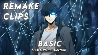 Basic - Sung Jin Woo Vs Kang Tae Shik AMV @kenokuki Remake Clips