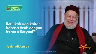 Syekh Ali Jum'ah | Asal usul bahasa Arab