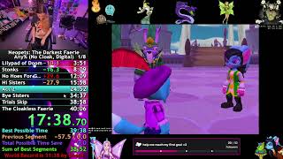 Neopets: The Darkest Faerie Any% (No Cloak, Digital) in 35:48