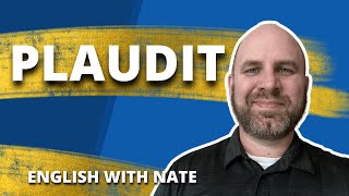 Plaudit Meaning / Pronounce Plaudit