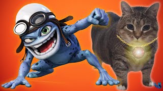 OIIAOIIA CAT & CRAZY FROG -Spinning Cat (TECHNO - Synthwave REMIX) Cat Brainrot Video - WOW!