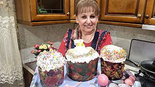 KULICH - EASTER CAKES WITHOUT KNEADING THE DOUGH! HOMEMADE KULICH WITH LIQUID DOUGH.