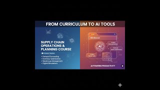 Designing a Supply Chain Operations & Planning Course | Demand Forecasting, Inventory & AI Tools