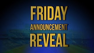 5PM SPECIAL ANNOUNCEMENT REVEAL