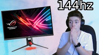 What it FEELS like to play on a 144hz monitor.(WATCH BEFORE YOU GET ONE)