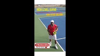 Increase Racket Speed! Use The Arm In Serving More Effectively!!!!!